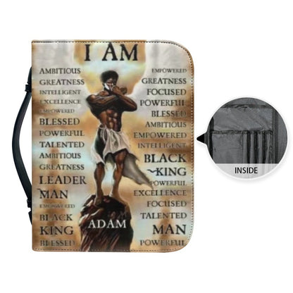 Customizable "I AM" Bible Cover - Personalized Religious Gift - CHRISTIANARTBAG