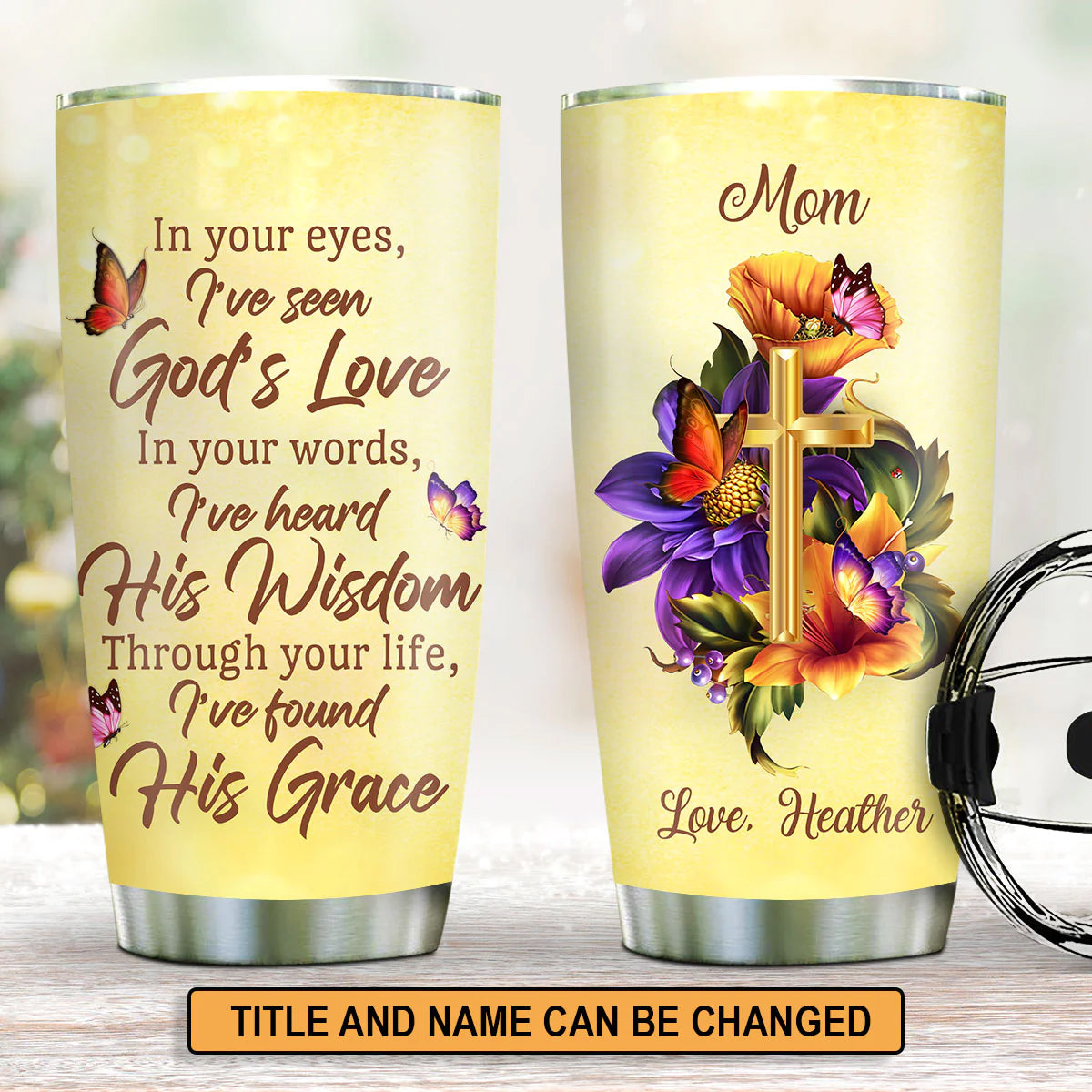 Christianartbag Drinkware, I've Seen God's Love, Personalized Mug, Tumbler, Personalized Gift. - Christian Art Bag