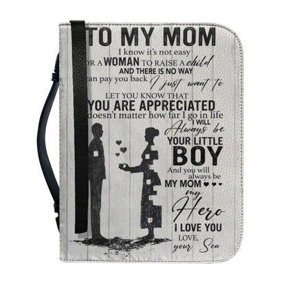 Christianartbag Bible Cover, To My Mom Bible Cover, Personalized Bible Cover, Mom Bible Cover, Mother Days Gifts, CAB04201223. - Christian Art Bag