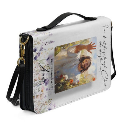 CHRISTIANARTBAG Bible Cover – Scripture Guide Design with Customizable Bible Verses | Spiritual Comfort and Guidance for Life's Challenges - CAB01081024