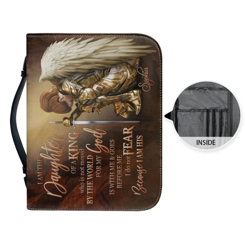 CHRISTIANARTBAG Bible Cover - Customized Warrior of Faith Bible Cover - Daughter Of The King - CABBBCV01170324.