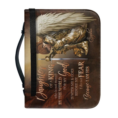 CHRISTIANARTBAG Bible Cover - Customized Warrior of Faith Bible Cover - Daughter Of The King - CABBBCV01170324.