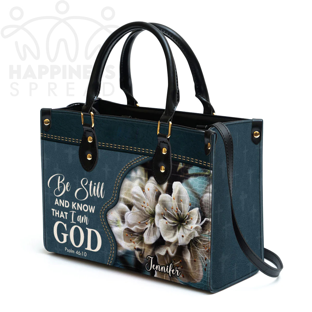 Christianart Handbag, Be Still And Know That I Am God, Personalized Gifts, Gifts for Women. - Christian Art Bag