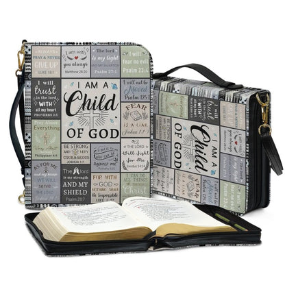 CHRISTIANARTBAG Bible Cover - I Am Child Of GOD - Personalized Bible Cover, CABBBCV07120824.