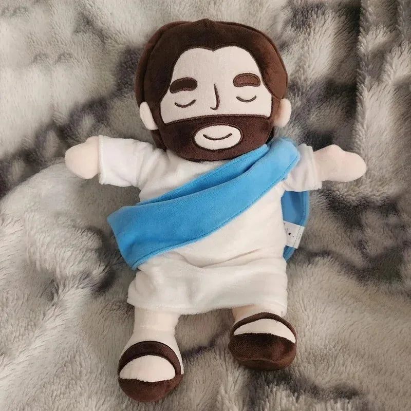 CHRISTIANARTBAG GIFTS - 40CM Breathing Jesus Soothe Plush Toy – Comforting & Calming for Kids | Easter & Christmas Gift