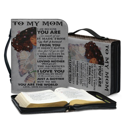 Christianartbag Bible Cover, To My Mom I Love You Warrior Bible Cover, Personalized Bible Cover, Mom Bible Cover, Mother Days Gifts, CAB05201223. - Christian Art Bag