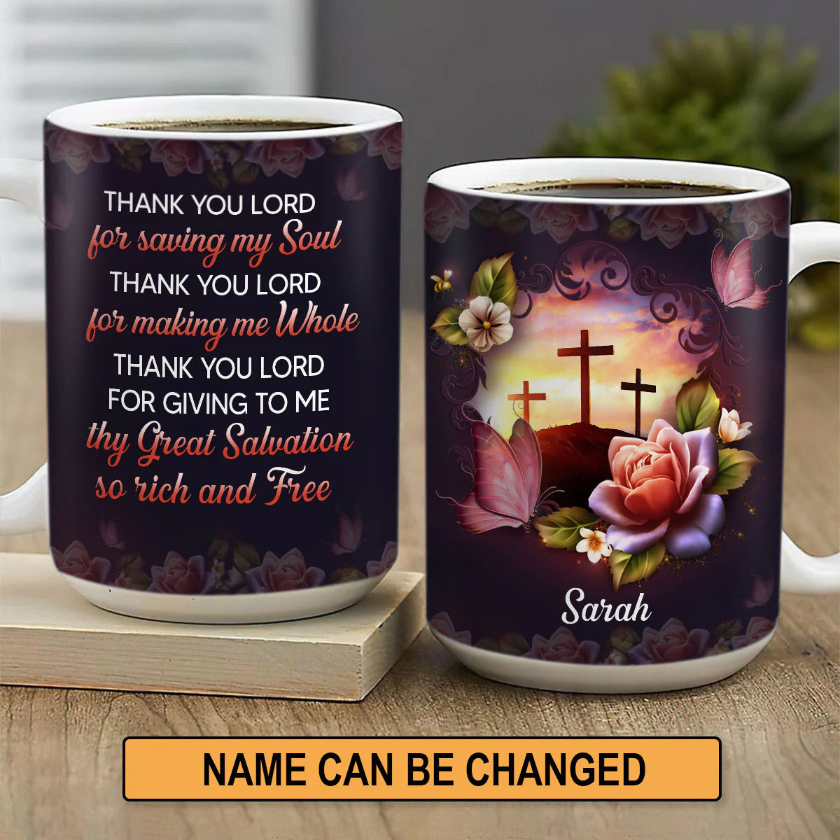 Christianartbag Drinkware, Thank You Lord For Making Me Whole, Personalized Mug, Tumbler, Personalized Gift. - Christian Art Bag