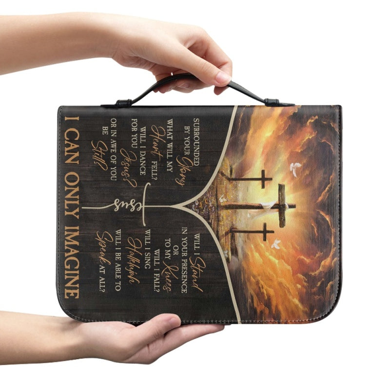 CHRISTIANARTBAG Bible Cover - Heaven's Embrace Personalized Bible Cover - CABBBCV02170324.