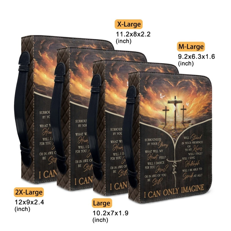 CHRISTIANARTBAG Bible Cover - Heaven's Embrace Personalized Bible Cover - CABBBCV02170324.