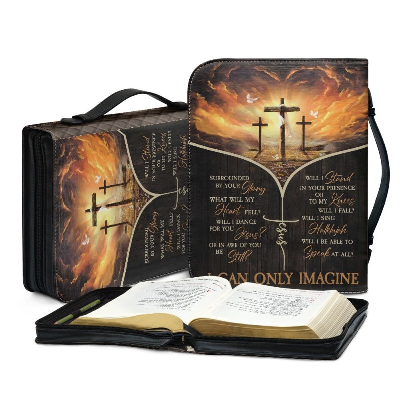 CHRISTIANARTBAG Bible Cover - Heaven's Embrace Personalized Bible Cover - CABBBCV02170324.