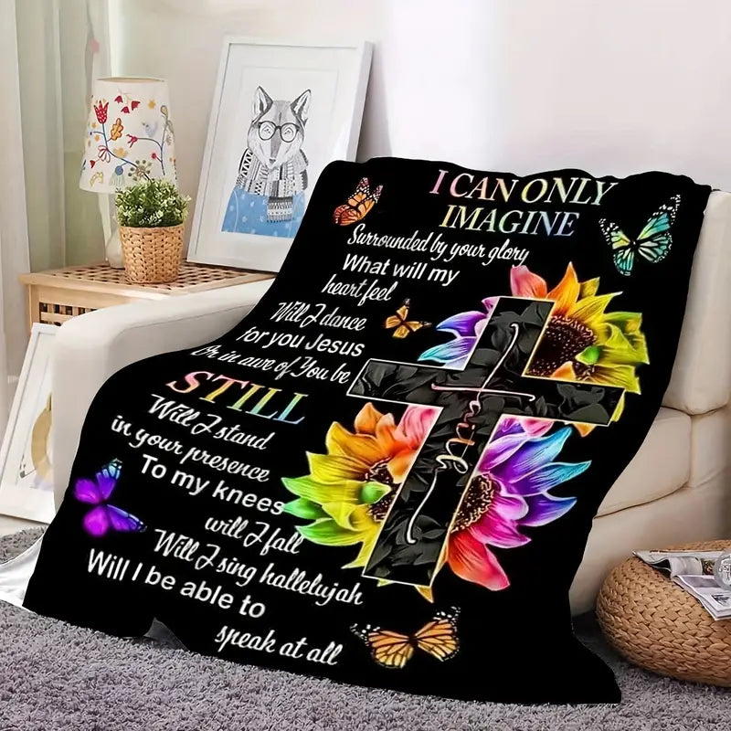 Christianart Blanket, I Can Only Imagine Blanket, Christian Blanket, Ideal Birthday and Holiday Gift for Boys, Girls, and Adults - Available All Season.CABBK01201123. - Christian Art Bag