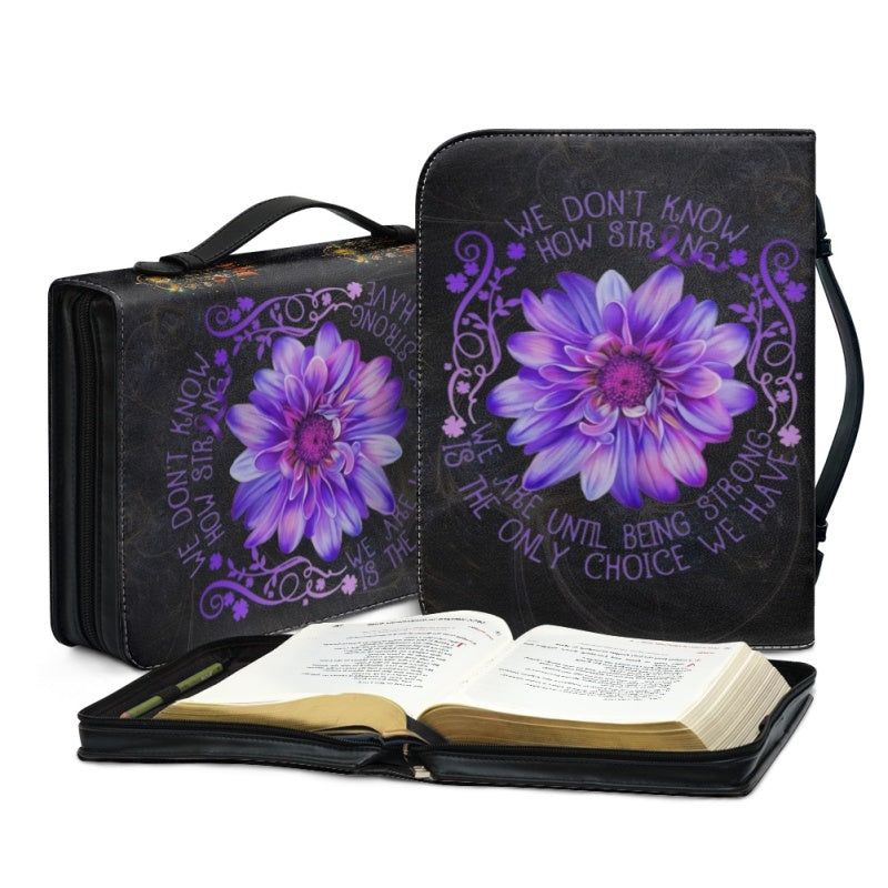 CHRISTIANARTBAG Bible Covers - We Don't Know How Strong Bible-Cover - CABBBCV07080524.