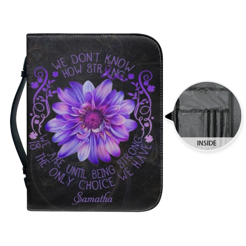 CHRISTIANARTBAG Bible Covers - We Don't Know How Strong Bible-Cover - CABBBCV07080524.