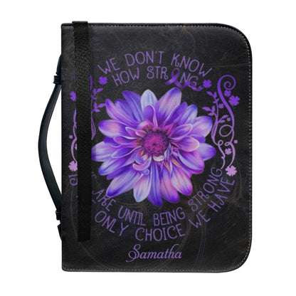 CHRISTIANARTBAG Bible Covers - We Don't Know How Strong Bible-Cover - CABBBCV07080524.