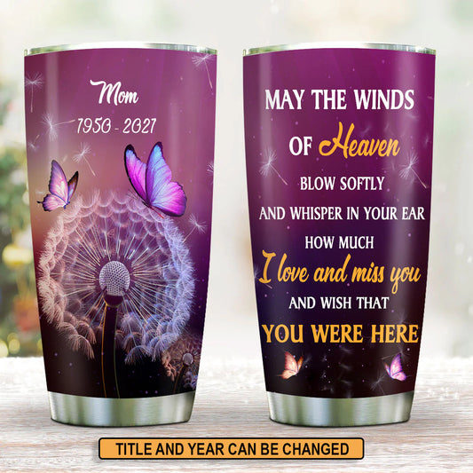 Christianartbag Drinkware, May The Winds Of Heaven, Personalized Mug, Tumbler, Personalized Gift. - Christian Art Bag