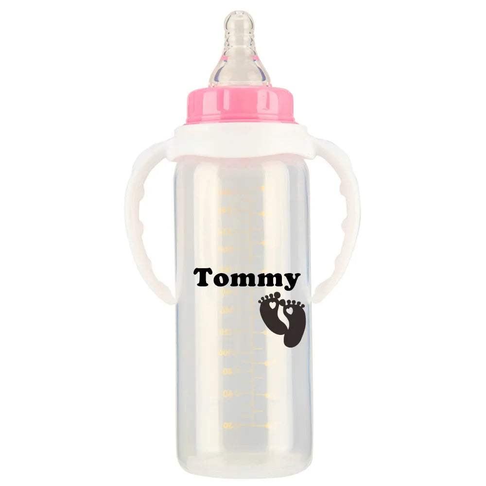 Personalized Baby Bottle & Pacifier Set – BPA-Free | 260ml Standard Neck | Custom Name Gift | CHRISTIANARTBAG