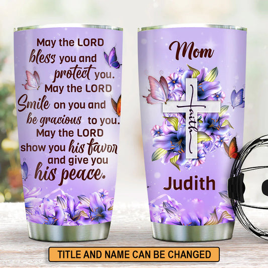 Christianartbag Drinkware, May The Lord Bless You, Personalized Mug, Tumbler, Personalized Gift for Mom - Christian Art Bag