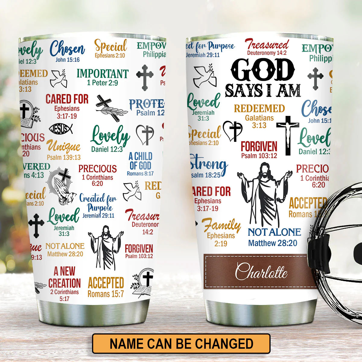 Christianart Handbag, Personalized Hand Bag, What God Says About You, Personalized Gifts, Gifts for Women. - Christian Art Bag