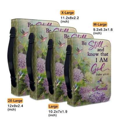 CHRISTIANARTBAG Bible Covers - Be Still And Know That I Am GOD Psalm 46 10 - CABBBCV01280424.