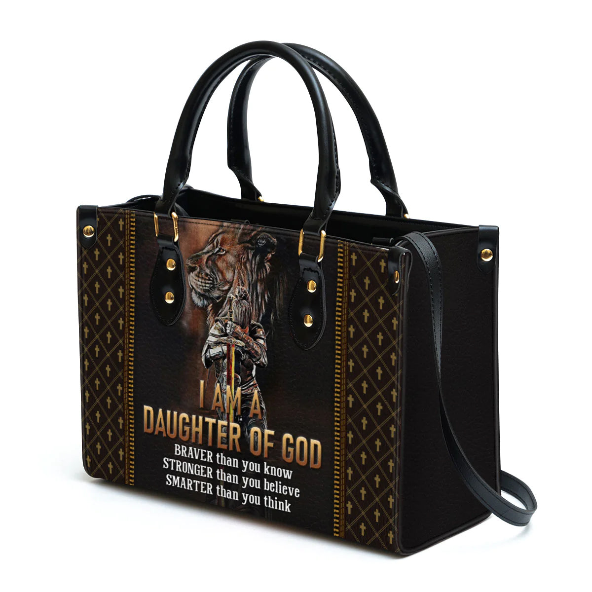 Christianart Designer Handbags, I Am A Daughter Of God, Personalized Gifts, Gifts for Women. - Christian Art Bag