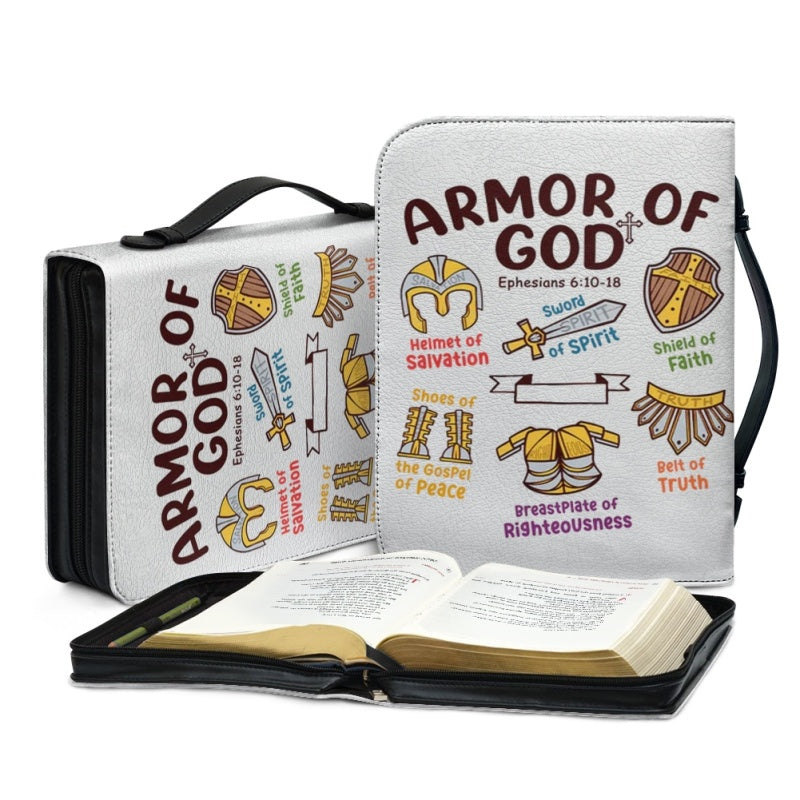 Christianartbag Bible Cover, Put On The Full Armor Of GOD Bible Cover, Personalized Bible Cover, Armor Of God Bible Cover, Bible Cover For Kids, Christian Gifts, CAB08281123. - Christian Art Bag