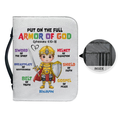 Christianartbag Bible Cover, Put On The Full Armor Of GOD Bible Cover, Personalized Bible Cover, Armor Of God Bible Cover, Bible Cover For Kids, Christian Gifts, CAB08281123. - Christian Art Bag