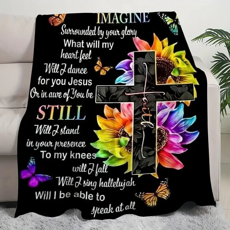 Christianart Blanket, I Can Only Imagine Blanket, Christian Blanket, Ideal Birthday and Holiday Gift for Boys, Girls, and Adults - Available All Season.CABBK01201123. - Christian Art Bag