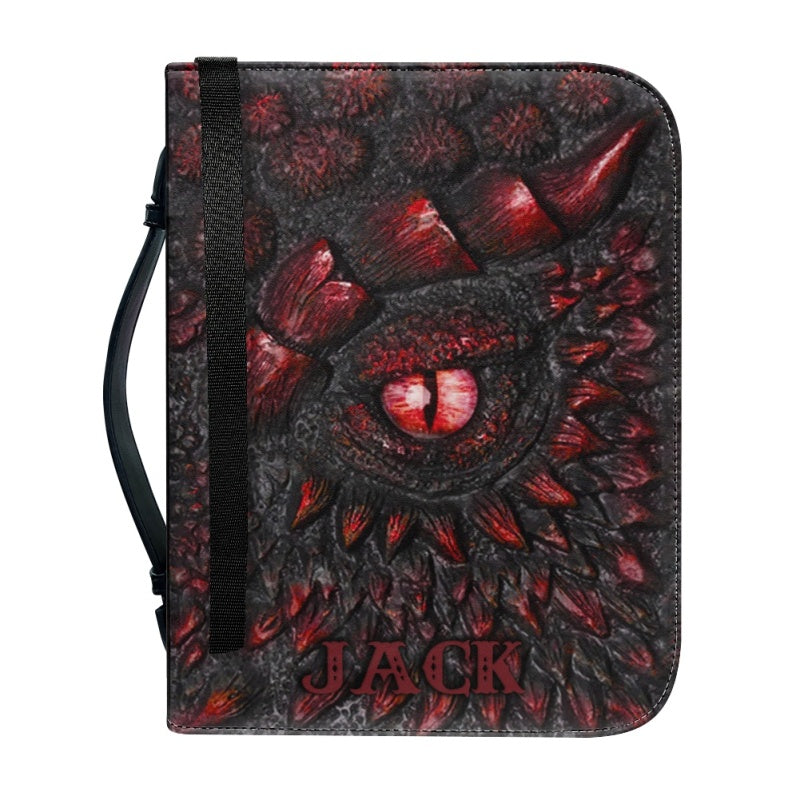 Personalized Dragon-Scale Armor of God Bible Cover - Custom Name Faith Accessory | CHRISTIANARTBAG CABBBCV01120424.