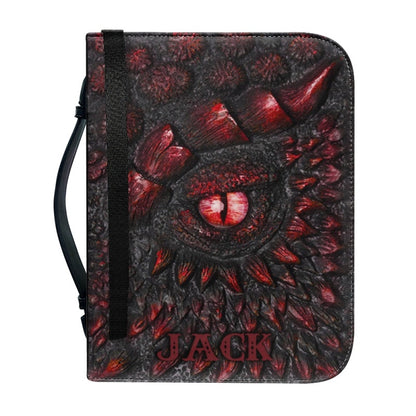 Personalized Dragon-Scale Armor of God Bible Cover - Custom Name Faith Accessory | CHRISTIANARTBAG CABBBCV01120424.