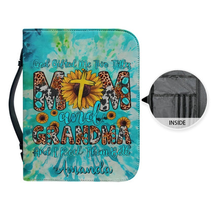 CHRISTIANARTBAG Bible Covers - Mom and Grandma Rock Them Both - Personalized Bible Cover - CABBBCV01030424