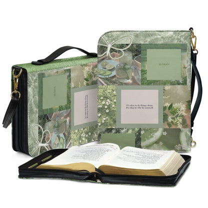 CHRISTIANARTBAG Bible Covers - Butterfly Green Bible Cover - CABBBCV06080624