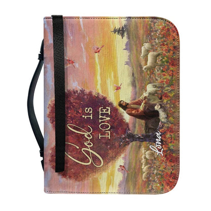 Christianartbag Bible Cover, God Is Love Bible Cover, Personalized Bible Cover, Jesus Bible Cover, Christian Gifts, CAB10210224.