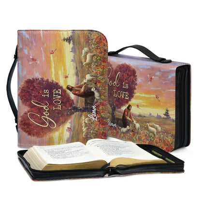 Christianartbag Bible Cover, God Is Love Bible Cover, Personalized Bible Cover, Jesus Bible Cover, Christian Gifts, CAB10210224.