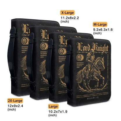 CHRISTIANARTBAG Bible Cover - Lord Knight Ephesians - Personalized Bible Cover, CABBBCV03060924.