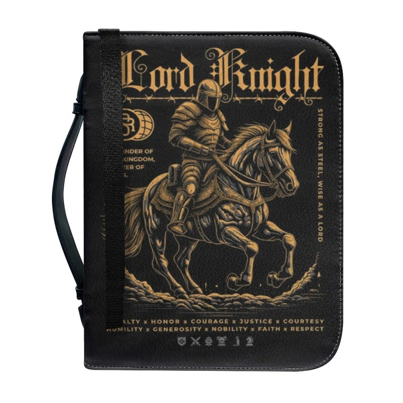 CHRISTIANARTBAG Bible Cover - Lord Knight Ephesians - Personalized Bible Cover, CABBBCV03060924.