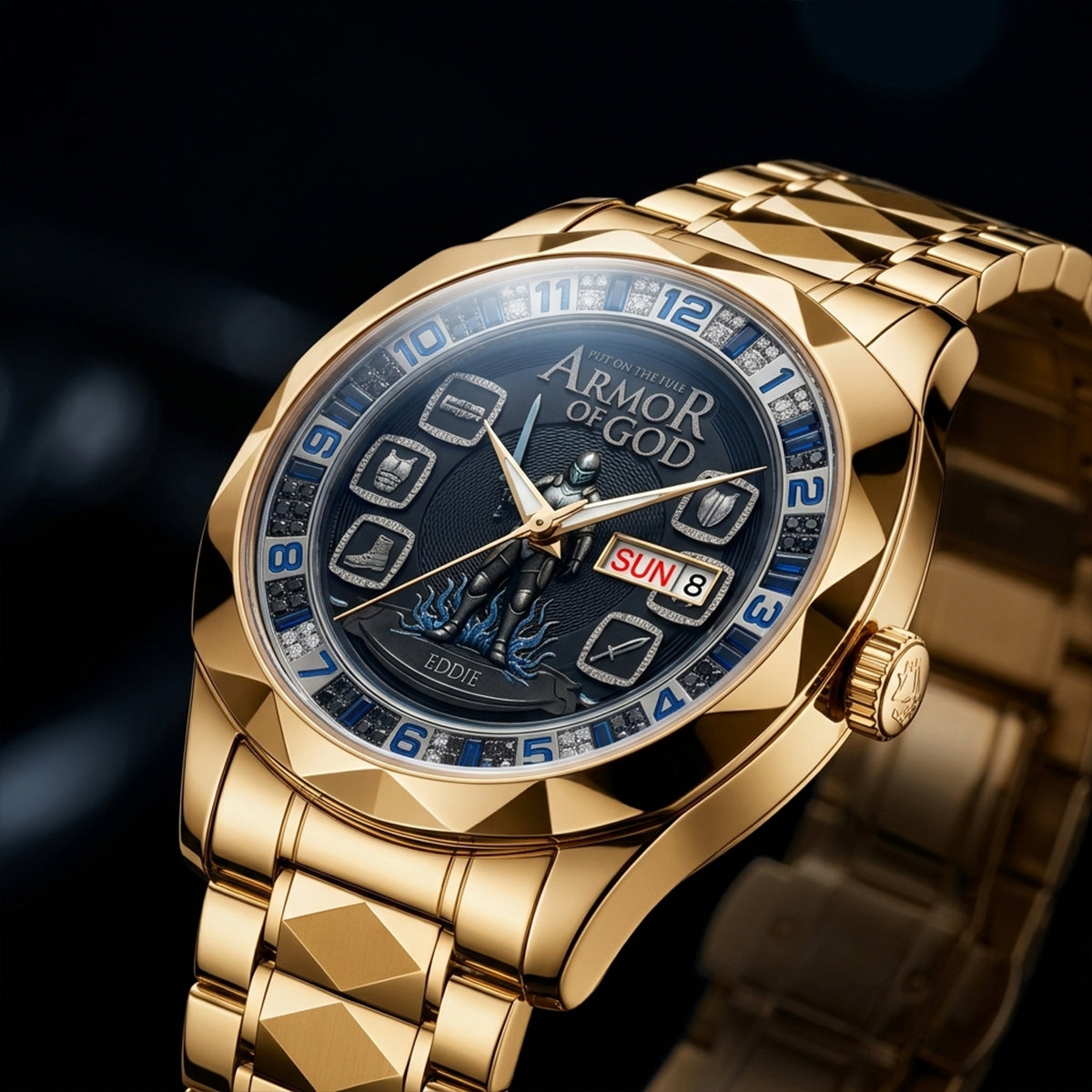 The Armor of God Collection: Personalized Luxury Men’s Women's Watches by CHRISTIANARTBAG CAB01060226