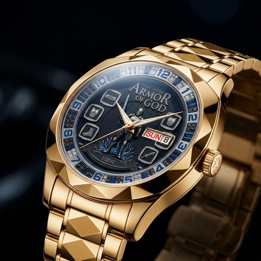 The Armor of God Collection: Personalized Luxury Men’s Watches by CHRISTIANARTBAG CAB01053026