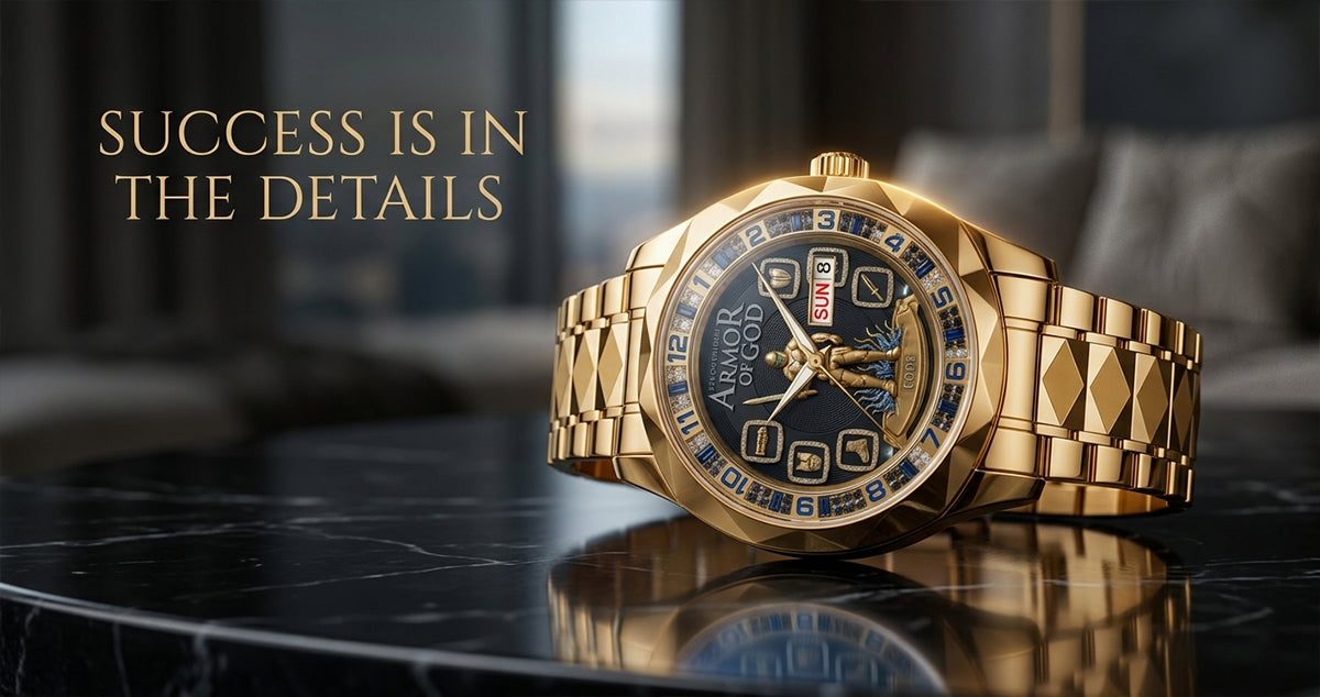 The Armor of God Collection: Personalized Luxury Men’s Women's Watches by CHRISTIANARTBAG CAB01060226