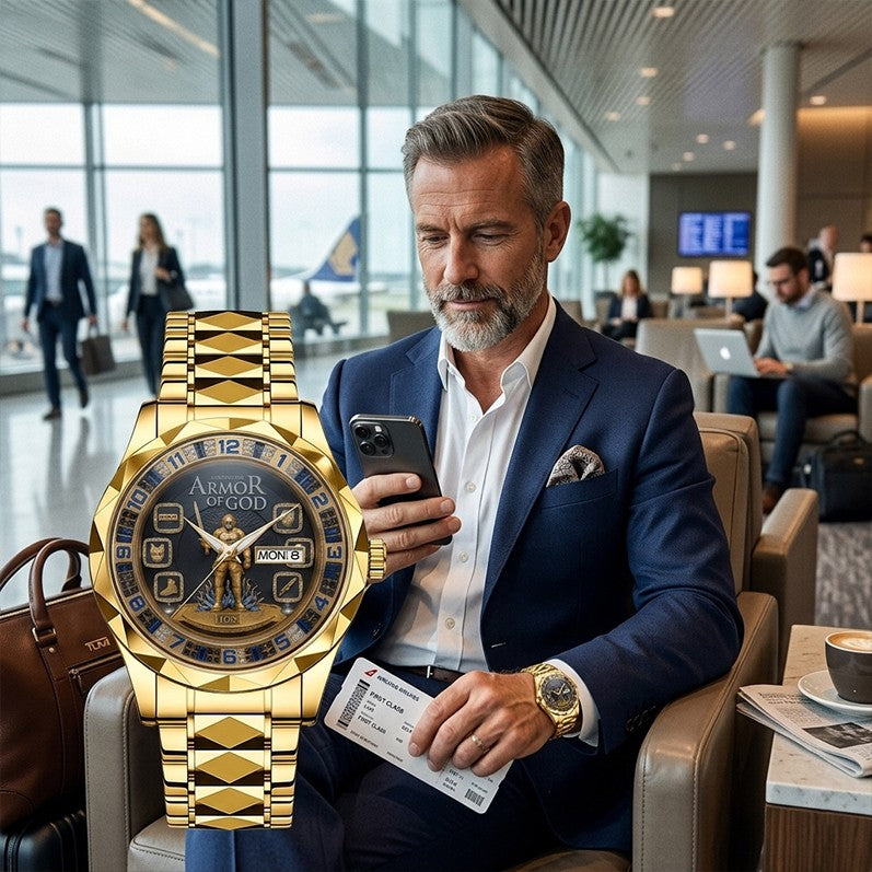 The Armor of God Collection: Personalized Luxury Men’s Women's Watches by CHRISTIANARTBAG CAB01060226