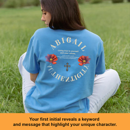 Personalized Name Letter Shirts – Your First Initial, Your True Value