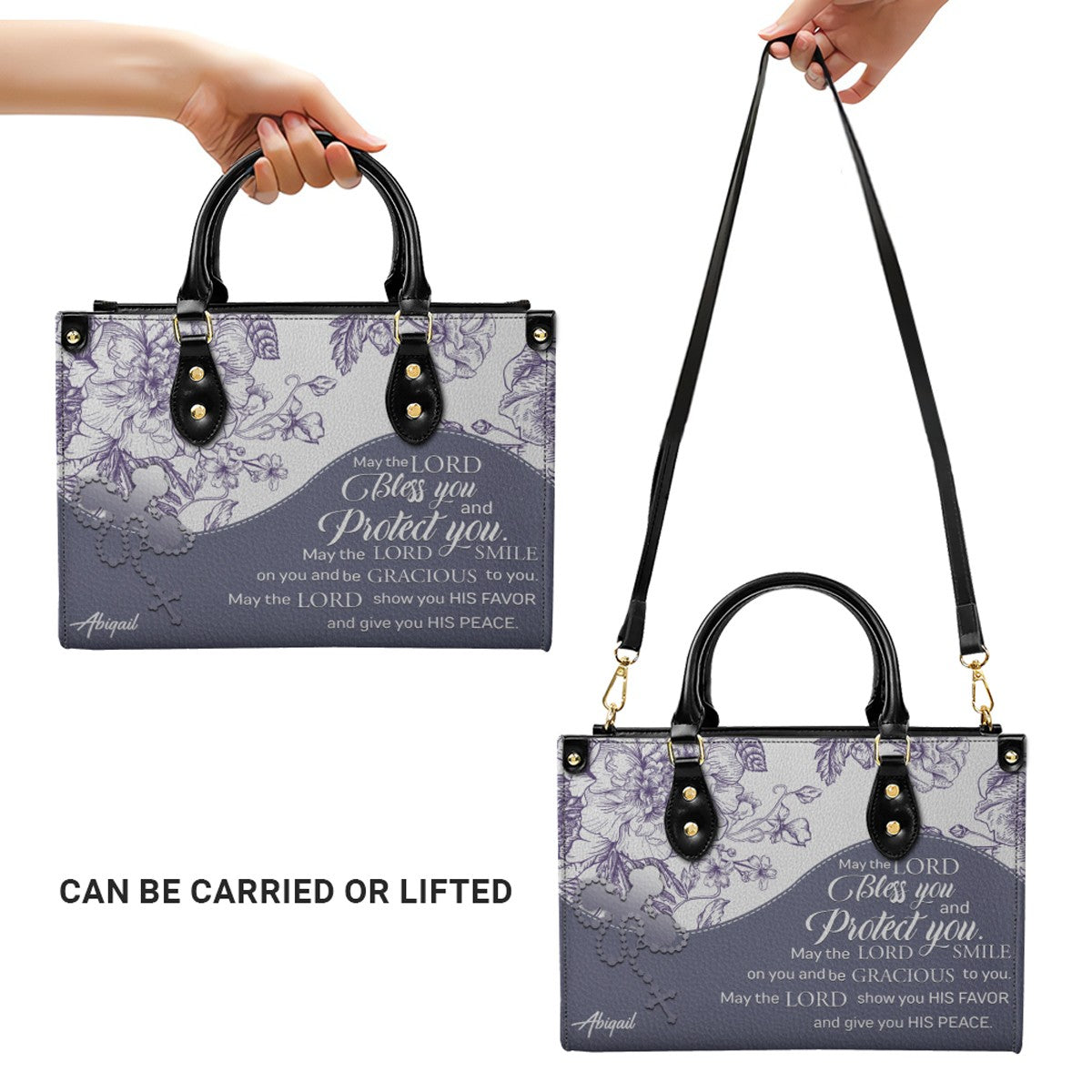 Buy 1 Personalized Leather Handbag, Get 1 Free Clutch – Limited 7 Days