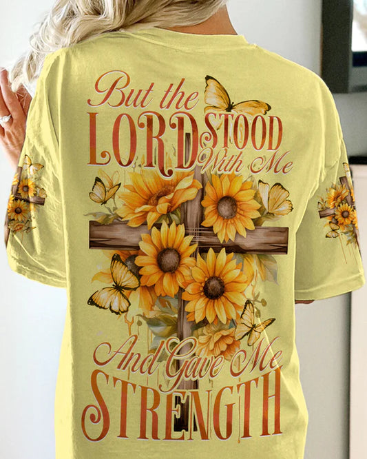 Christianartbag 3D T-Shirt For Women, Lord Stood With Me Women's All Over Print Shirt, Christian Shirt, Faithful Fashion, 3D Printed Shirts for Christian Women - Christian Art Bag