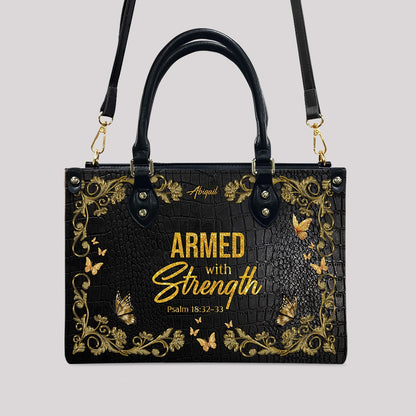 Strength & Courage – Personalized Christian Handbag