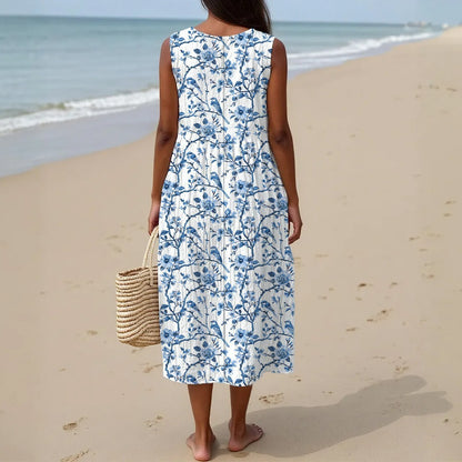 Personalized Christian Floral Summer Dress – Armor of God Women’s Maxi Dress