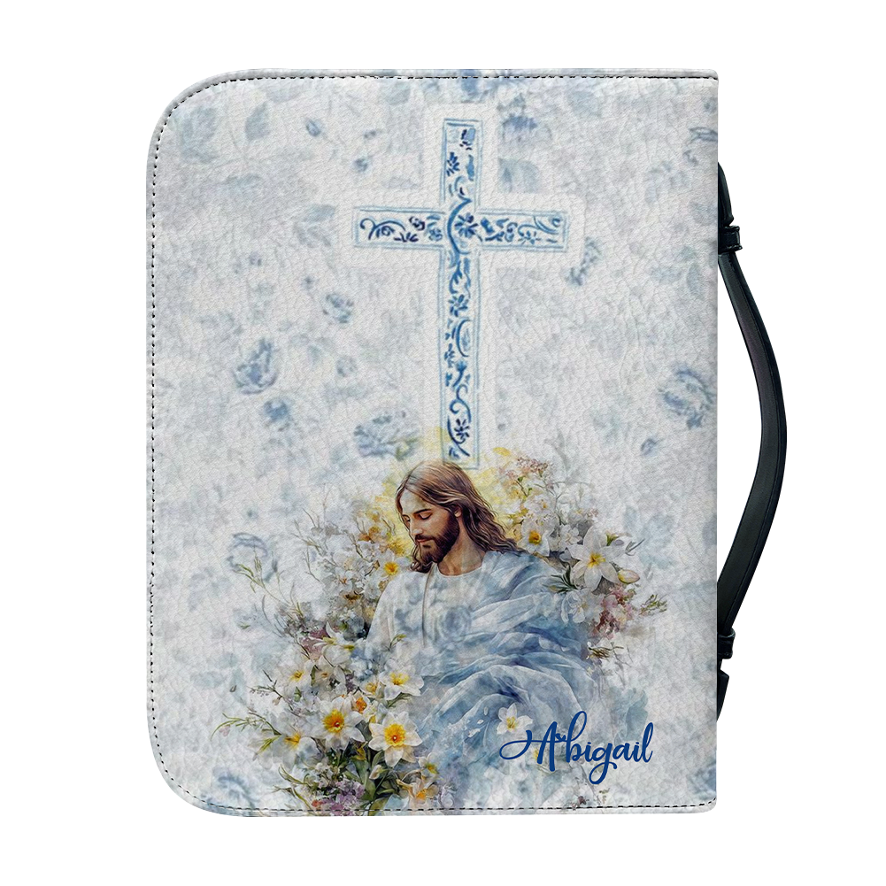 CHRISTIANARTBAG Bible Cover - GOD Says I AM – Custom Name – CHRISTIANARTBAG Gift for Christians CAB01280525