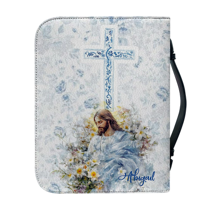 CHRISTIANARTBAG Bible Cover - GOD Says I AM – Custom Name – CHRISTIANARTBAG Gift for Christians CAB01280525