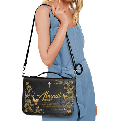 CHRISTIANARTBAG Bible Cover - Uncover the sacred meaning of your name - Personalized Bible Cover, CABBBCV01100625