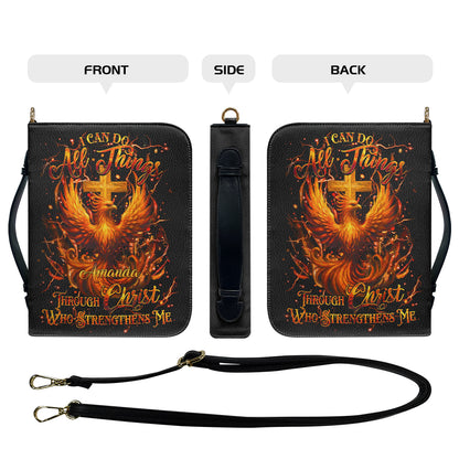 CHRISTIANARTBAG Bible Cover - I Can Do All Things - Personalized Bible Cover – Custom Name – CHRISTIANARTBAG Gift for Christians CAB04280625