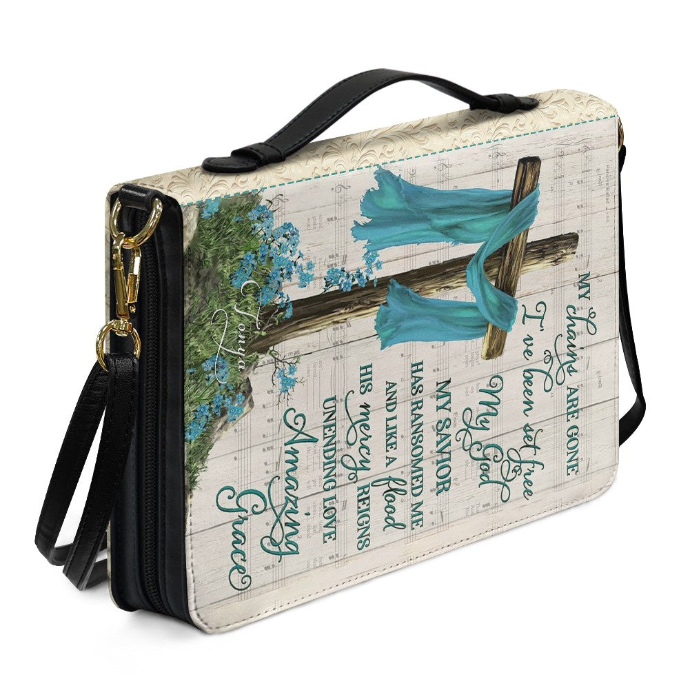 Christianart Bible Cover - Amazing Grace – Carry Your Faith in Style - Personalized Bible Cover - CABBBCV02123024