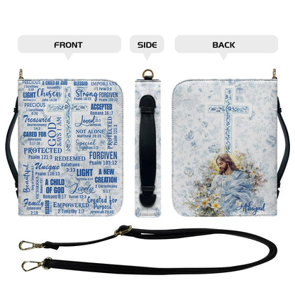CHRISTIANARTBAG Bible Cover - GOD Says I AM – Custom Name – CHRISTIANARTBAG Gift for Christians CAB01280525